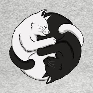 Yin Yang Cats T-Shirt